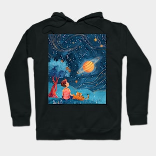 Building Fantasies with Calvin and Hobbes Hoodie